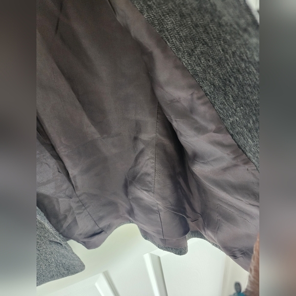 Franco Mirabelli Wool Blend Classic Business Chic Tweed Blazer EUC Ladies Size 8 - Picture 6 of 6